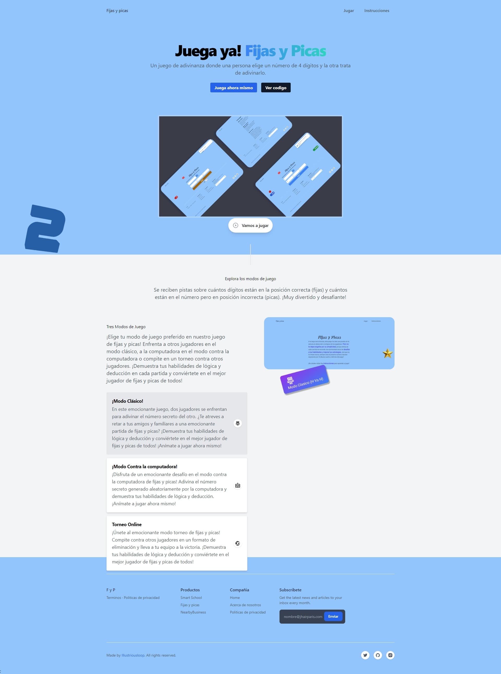 Screenshot of project 1