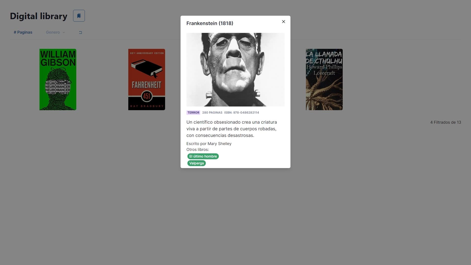 Screenshot of project 1